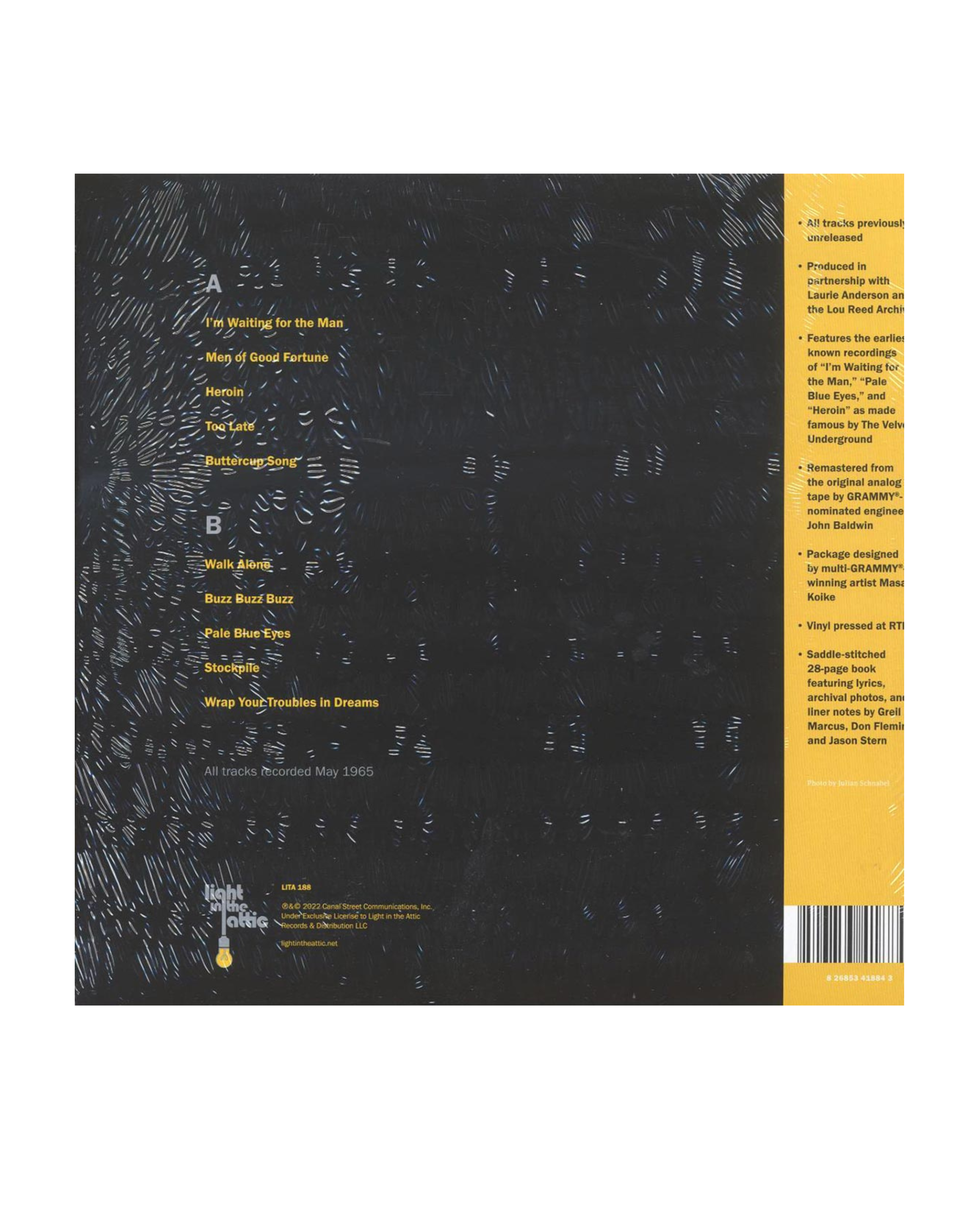 Lou Reed - Words & Music (Silver Metallic Vinyl LP)