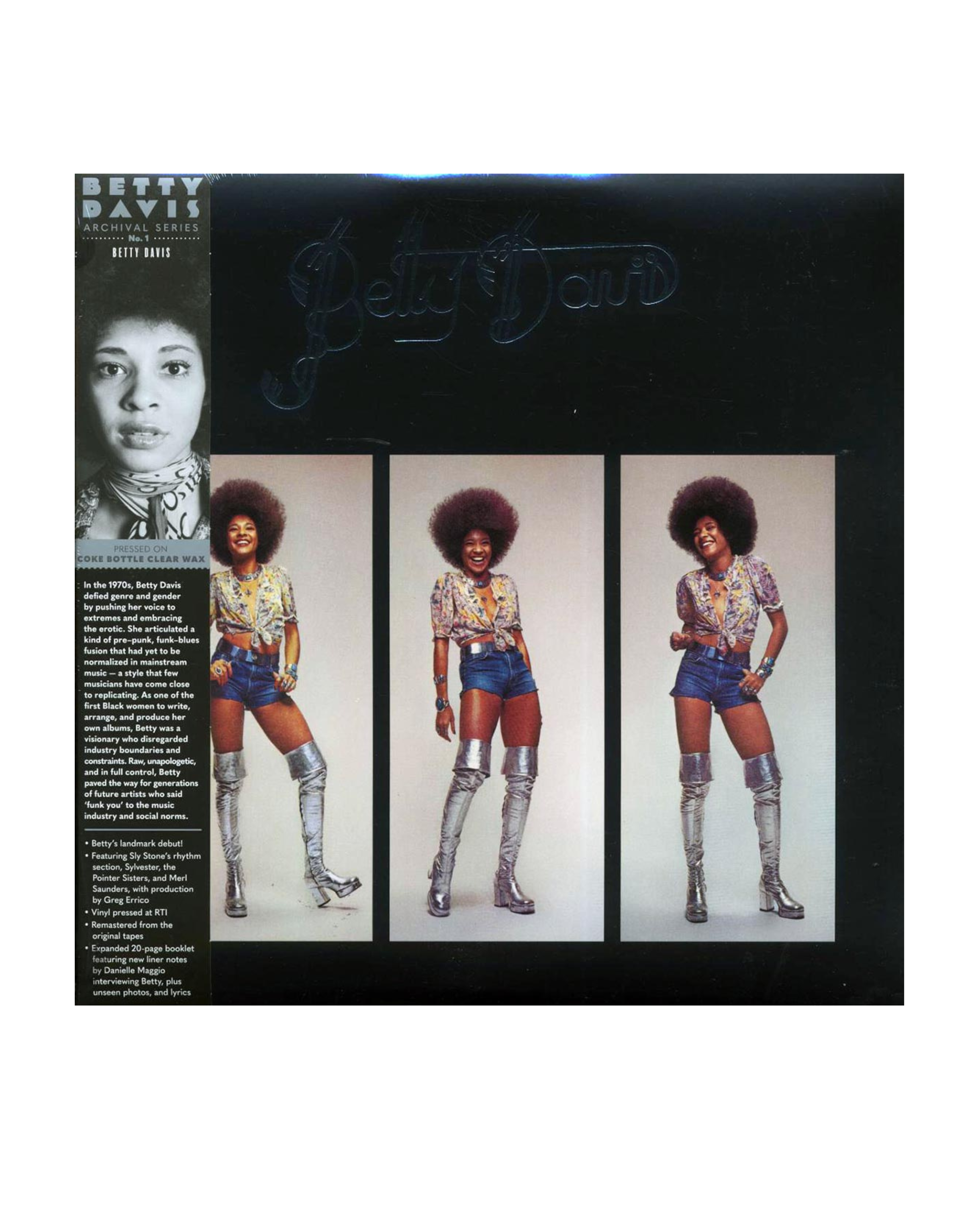 Betty Davis - Betty Davis ( Coke Bottle Clear Vinyl LP)